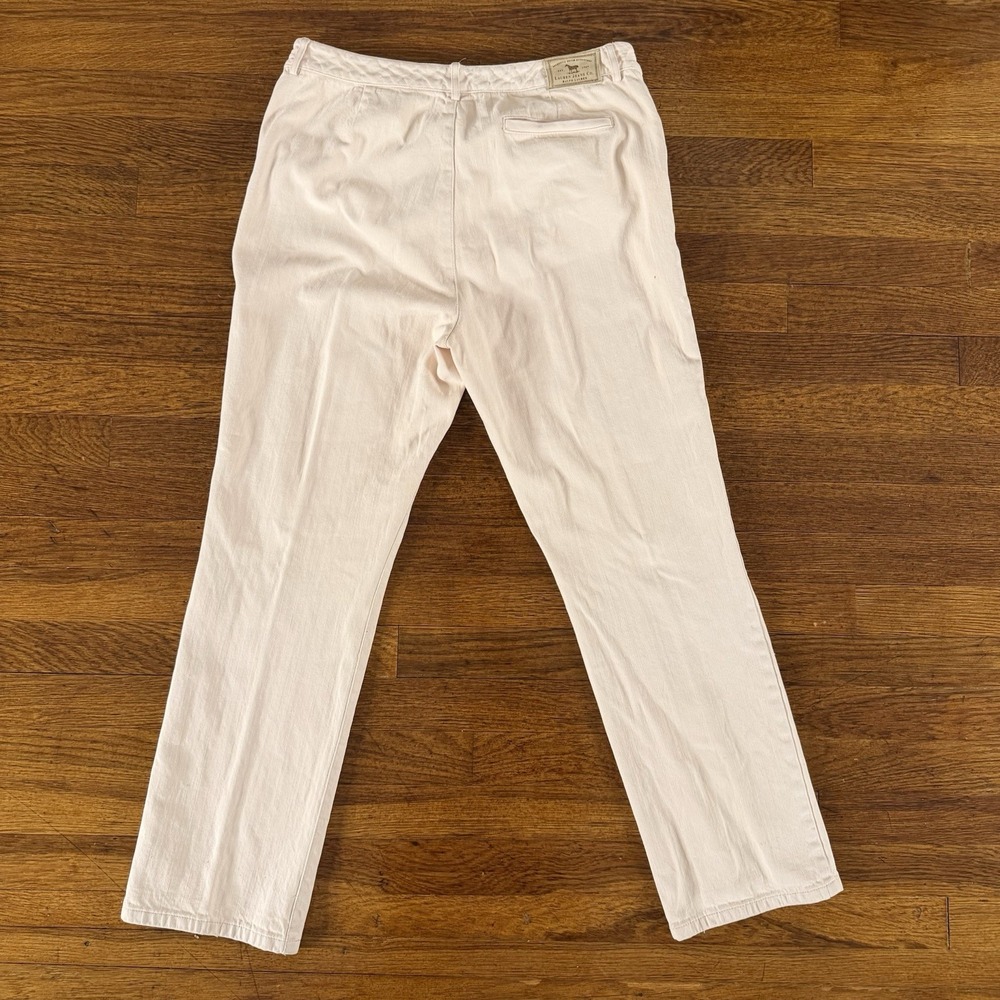 Lauren Ralph Lauren Mid-rise Straight-leg Jeans Light Pink Women's Size 12 - Picture 5 of 6
